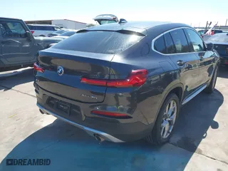 2020 BMW X4 xDrive30i with VIN 5UX2V1C07LLE67741, listed as a IAAI auction lot 41744018 with 40,549 mi miles. Bid and sale history available at carsss.com. Image 4.