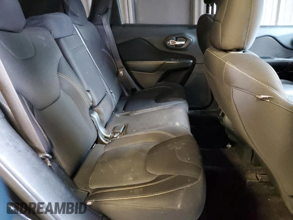 2016 Jeep Cherokee Latitude with VIN 1C4PJLCBXGW206654, listed as a Copart auction lot 44589985 with 154,720 mi miles and Salvage Title. Bid and sale history available at carsss.com. Image 10.