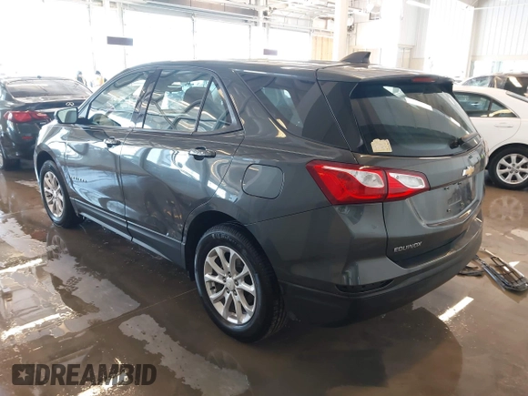 2019 Chevrolet Equinox LS with VIN 3GNAXHEV9KS666828, listed as a IAAI auction lot 41629860 with 92,198 mi miles and . Bid and sale history available at carsss.com. Image 3.