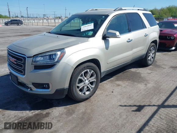 2014 GMC Acadia SLT z VIN 1GKKRRKD9EJ227860, wystawiony jako IAAI lot #41868843 z przebiegiem 67 395 mil mil oraz . Historia ofert i sprzedaży dostępna na DreamBid. Obrazek 17.