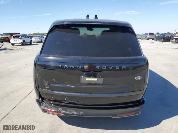 2023 Land Rover Range Rover SE with VIN SALKPBFU2PA017373, listed as a Copart auction lot 79711824 with 22,619 mi miles and Salvage Title. Bid and sale history available at carsss.com. Image 6.