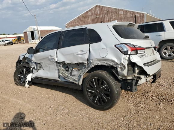2022 Mitsubishi Outlander Sport ES with VIN JA4APUAU4NU017791, listed as a Copart auction lot 69418014 with 34,823 mi miles and Salvage Title. Bid and sale history available at carsss.com. Image 2.