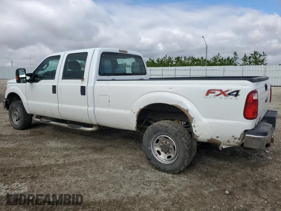 2014 Ford F-350 Platinum with VIN 1FT8W3B6XEEA11618, listed as a Copart auction lot 56959635 with 330,235 mi miles and Salvage title. Bid and sale history available at DreamBid. Image 2.