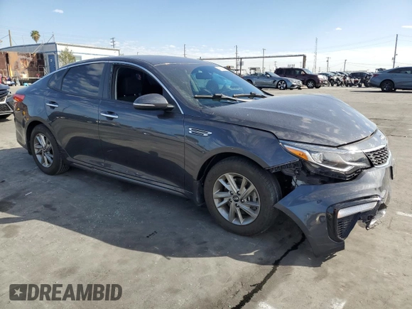 2019 Kia Optima LX with VIN 5XXGT4L30KG318253, listed as a Copart auction lot 47388045 with 50,506 mi miles and Salvage Title. Bid and sale history available at carsss.com. Image 4.