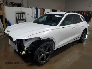 2023 Genesis GV70 Sport with VIN KMUMCDTC7PU085781, listed as a Copart auction lot 48428045 with 21,373 mi miles and Salvage Title. Bid and sale history available at DreamBid. Image 1.