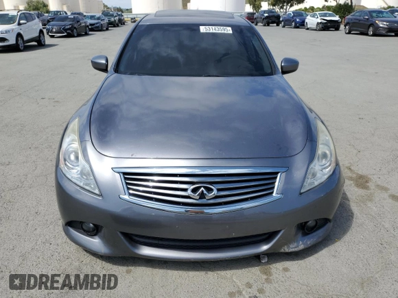 2011 Infiniti G37 x with VIN JN1CV6ARXBM409748, listed as a Copart auction lot 53143595 with 177,594 mi miles and Salvage Title. Bid and sale history available at carsss.com. Image 5.