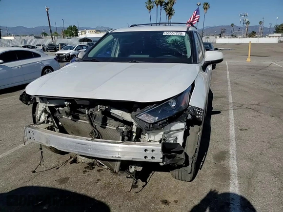 2022 Toyota Highlander LE with VIN 5TDBZRBHXNS204542, listed as a Copart auction lot 56551225 with 71,135 mi miles and Salvage title. Bid and sale history available at DreamBid. Image 15.