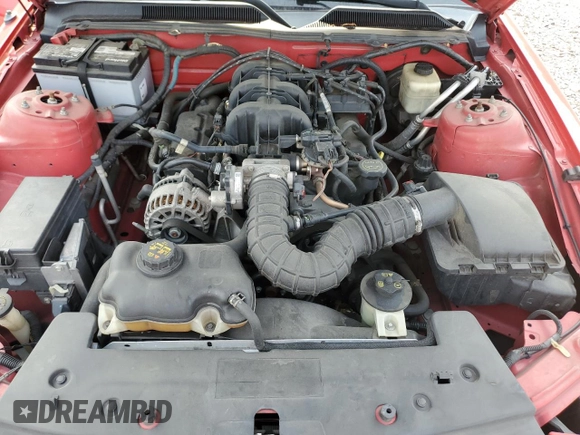 2007 Ford Mustang Deluxe with VIN 1ZVFT84N475327789, listed as a Copart auction lot 59696285 with 192,049 mi miles and Salvage title. Bid and sale history available at DreamBid. Image 11.