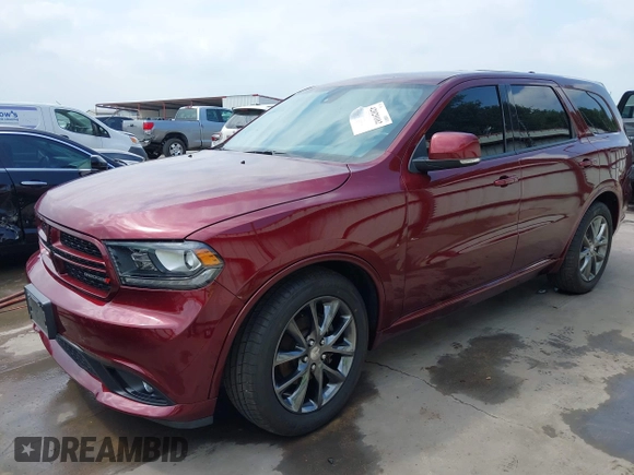 2017 Dodge Durango GT with VIN 1C4RDHDG7HC627239, listed as a IAAI auction lot 42029102 with 98,132 mi miles and . Bid and sale history available at DreamBid. Image 21.