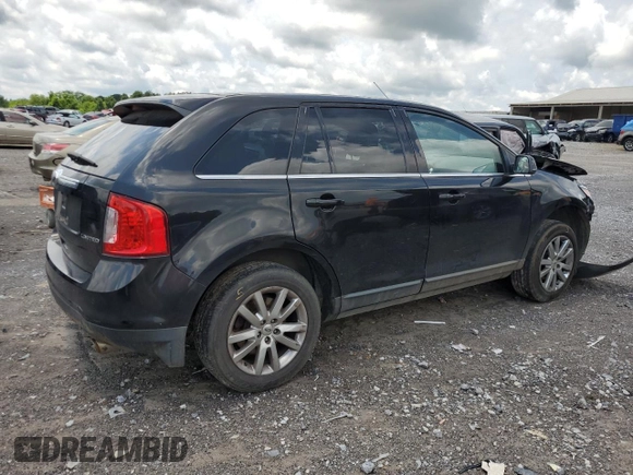 2013 Ford Edge Limited with VIN 2FMDK3KC4DBB00977, listed as a Copart auction lot 59574635 with 211,775 mi miles and Salvage title. Bid and sale history available at DreamBid. Image 3.