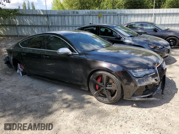 2016 Audi RS 7 Prestige z VIN WUAW2AFC7GN904309, wystawiony jako Copart lot #61766944 z przebiegiem 54 914 mil mil oraz Czysty tytuł • Clean title. Historia ofert i sprzedaży dostępna na DreamBid. Obrazek 4.