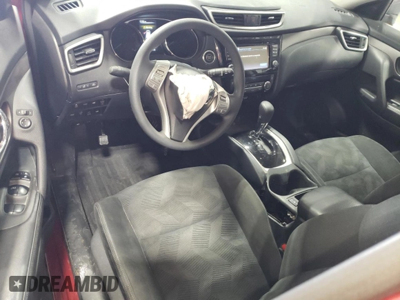 2015 Nissan Rogue SV with VIN KNMAT2MV5FP502659, listed as a Copart auction lot 54347035 with 65,828 mi miles and Salvage Title. Bid and sale history available at carsss.com. Image 8.