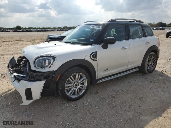 2023 MINI Countryman Cooper S with VIN WMZ83BR06P3R05179, listed as a Copart auction lot 79827894 with 17663 miles and Salvage Title. Bid and sale history available at carsss.com. Image 1.