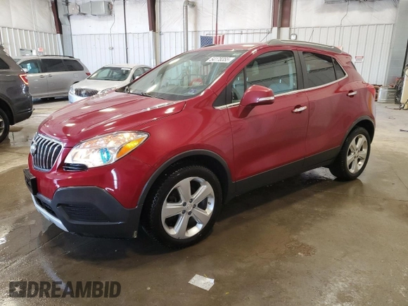 2016 Buick Encore with VIN KL4CJASBXGB668511, listed as a Copart auction lot 54178355 with 136,015 mi miles and Non Repairable. Bid and sale history available at DreamBid. Image 1.