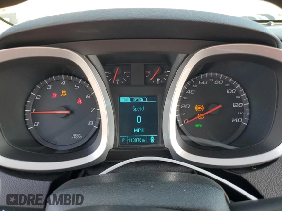 2015 Chevrolet Equinox LS z VIN 2GNALAEK4F1144117, wystawiony jako Copart lot #57961095 z przebiegiem 113 878 mil mil oraz Szkoda całkowita • Salvage title. Historia ofert i sprzedaży dostępna na DreamBid. Obrazek 9.