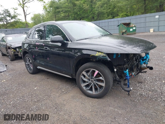 2021 Audi Q5 Premium Plus with VIN WA1BAAFY1M2017824, listed as a IAAI auction lot 42365397 with 71,914 mi miles and . Bid and sale history available at DreamBid. Image 1.