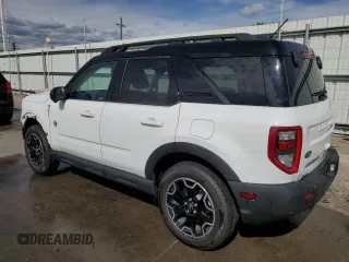 2025 Ford Bronco Sport Outer Banks z VIN 3FMCR9CN4SRE05047, wystawiony jako Copart lot #55529715 z przebiegiem 3 064 mil mil oraz Szkoda całkowita • Salvage title. Historia ofert i sprzedaży dostępna na DreamBid. Obrazek 2.