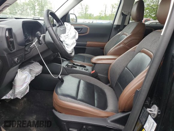 2022 Ford Bronco Sport Outer Banks with VIN 3FMCR9C60NRD88356, listed as a Copart auction lot 57384755 with 46,834 mi miles and Salvage title. Bid and sale history available at DreamBid. Image 7.