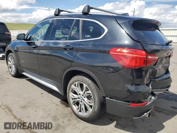 2017 BMW X1 xDrive28i with VIN WBXHT3Z38H4A58005, listed as a Copart auction lot 55837805 with 50,318 mi miles and Salvage title. Bid and sale history available at DreamBid. Image 2.