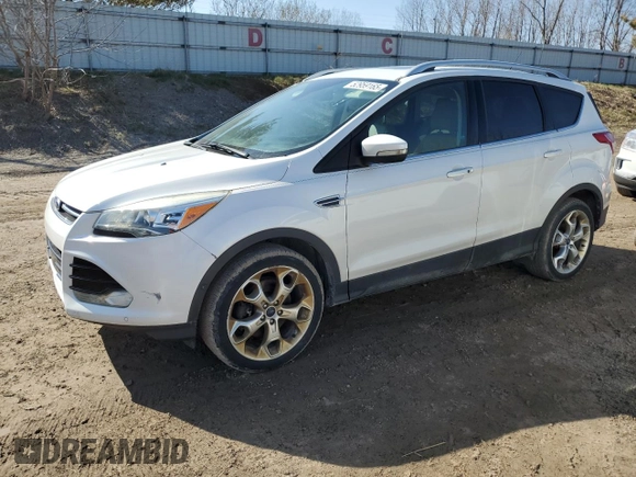 2014 Ford Escape Titanium with VIN 1FMCU9JX6EUE38406, listed as a Copart auction lot 52959165 with 190,990 mi miles and Clean Title. Bid and sale history available at carsss.com. Image 1.