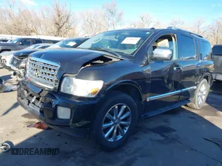 2009 Infiniti QX56 with VIN 5N3AA08C89N904326, listed as a IAAI auction lot 41380310 with 176,844 mi miles. Bid and sale history available at carsss.com. Image 17.