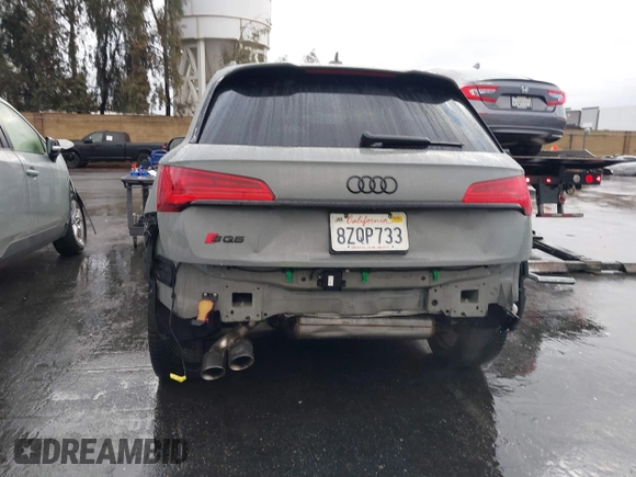 2022 Audi SQ5 Premium Plus with VIN WA1B4AFY0N2042917, listed as a IAAI auction lot 41509774 with 39,851 mi miles. Bid and sale history available at carsss.com. Image 6.