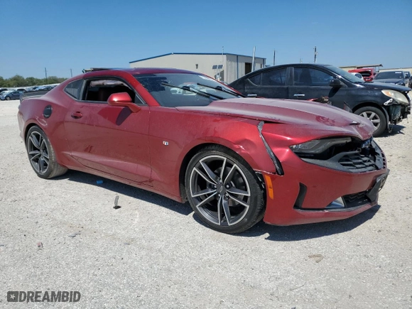 2021 Chevrolet Camaro 2LT with VIN 1G1FD1RS3M0123539, listed as a Copart auction lot 71068654 with 57,245 mi miles and Salvage Title. Bid and sale history available at carsss.com. Image 4.