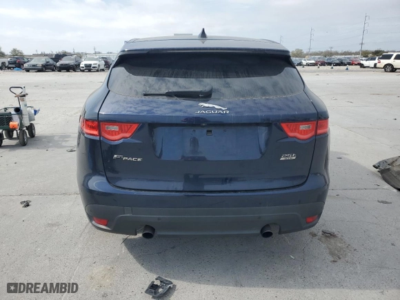 2020 Jaguar F-PACE 25t Premium with VIN SADCJ2FX2LA631362, listed as a Copart auction lot 46806925 with 115,697 mi miles and Salvage Title. Bid and sale history available at carsss.com. Image 6.