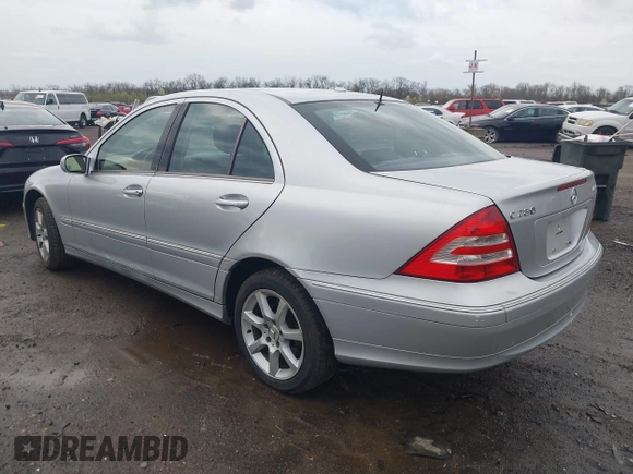 2007 Mercedes-Benz C 280 Luxury with VIN WDBRF92HX7F893720, listed as a IAAI auction lot 41955610 with 156,510 mi miles and . Bid and sale history available at DreamBid. Image 3.