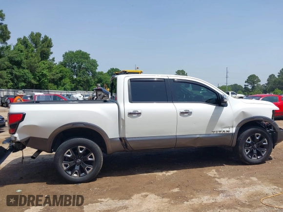 2024 Nissan Titan Pro-4X with VIN 1N6AA1ED7RN101486, listed as a IAAI auction lot 42243136 with 39,223 mi miles and . Bid and sale history available at DreamBid. Image 17.