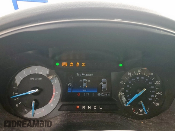2017 Ford Fusion SE with VIN 3FA6P0H7XHR206158, listed as a Copart auction lot 60755285 with 96,402 mi miles and Salvage title. Bid and sale history available at DreamBid. Image 9.