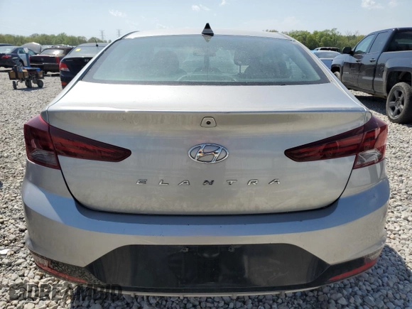 2020 Hyundai Elantra SEL with VIN 5NPD84LF2LH548509, listed as a Copart auction lot 52651315 with 110,464 mi miles and Salvage Title. Bid and sale history available at carsss.com. Image 6.