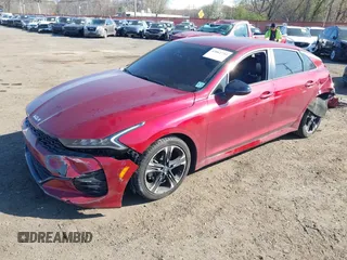 2022 Kia K5 GT-Line z VIN 5XXG64J22NG150511, wystawiony jako IAAI lot #42062735 z przebiegiem 32 223 mil mil oraz . Historia ofert i sprzedaży dostępna na DreamBid. Obrazek 18.
