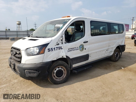 2020 Ford Transit Passenger XL z VIN 1FBAX2Y82LKB21874, wystawiony jako Copart lot #68872314 z przebiegiem 18 200 mil mil oraz Szkoda całkowita • Salvage title. Historia ofert i sprzedaży dostępna na DreamBid. Obrazek 1.