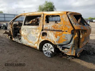 2020 Kia Sedona LX with VIN KNDMB5C11L6653094, listed as a Copart auction lot 85002304 with 0 mi miles and Non Repairable. Bid and sale history available at carsss.com. Image 2.
