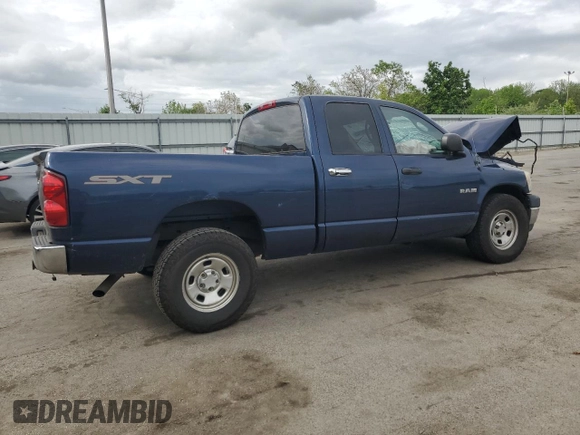 2008 Dodge 1500 SLT z VIN 1D7HA18NX8J132670, wystawiony jako Copart lot #55802445 z przebiegiem Nie podano mil oraz Szkoda całkowita • Salvage title. Historia ofert i sprzedaży dostępna na DreamBid. Obrazek 3.