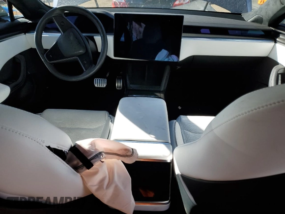 2023 Tesla Model S Plaid with VIN 5YJSA1E64PF499373, listed as a Copart auction lot 78744674 with Not provided miles and Salvage title. Bid and sale history available at DreamBid. Image 8.
