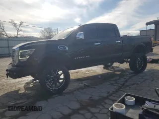 2021 Nissan Titan SV z VIN 1N6AA1FB3MN501518, wystawiony jako Copart lot #46542725 z przebiegiem 87 836 mil mil oraz Szkoda całkowita • Salvage title. Historia ofert i sprzedaży dostępna na DreamBid. Obrazek 1.