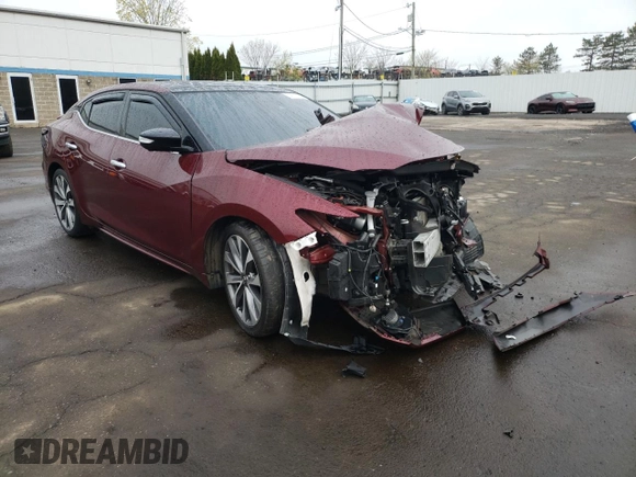 2020 Nissan Maxima Platinum with VIN 1N4AA6FV7LC368384, listed as a Copart auction lot 54126325 with Not Provided miles and Salvage Title. Bid and sale history available at DreamBid. Image 4.