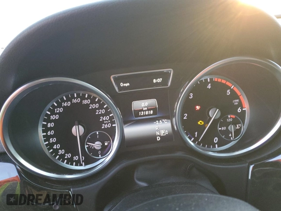 2014 Mercedes-Benz M 350 with VIN 4JGDA2EB4EA424086, listed as a Copart auction lot 48661845 with 131,818 mi miles and Salvage Title. Bid and sale history available at DreamBid. Image 9.