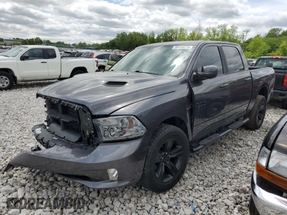 2017 Ram 1500 Night z VIN 1C6RR7MT0HS795181, wystawiony jako Copart lot #56459275 z przebiegiem 118 876 mil mil oraz Szkoda całkowita • Salvage title. Historia ofert i sprzedaży dostępna na DreamBid. Obrazek 1.