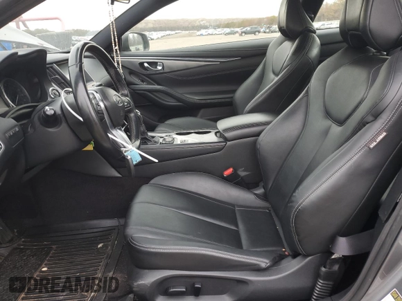 2017 Infiniti Q60 Premium with VIN JN1CV7EL7HM320062, listed as a Copart auction lot 46261505 with 100,971 mi miles and Salvage title. Bid and sale history available at DreamBid. Image 7.