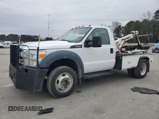 2014 Ford F-550 XL with VIN 1FDUF5HT8EEB42730, listed as a Copart auction lot 42031355 with 60,863 mi miles and Clean Title. Bid and sale history available at carsss.com. Image 1.