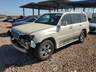 2006 Lexus LX 470 z VIN JTJHT00W464013203, wystawiony jako Copart lot #43630005 z przebiegiem 260 641 mil mil oraz Szkoda całkowita • Salvage title. Historia ofert i sprzedaży dostępna na DreamBid. Obrazek 1.