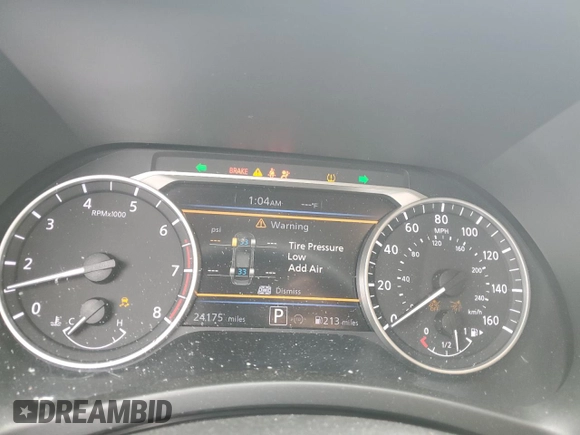 2024 Nissan Sentra SV z VIN 3N1AB8CV2RY212408, wystawiony jako Copart lot #61349405 z przebiegiem 24 175 mil mil oraz Nie do naprawy • Non repairable. Historia ofert i sprzedaży dostępna na DreamBid. Obrazek 9.