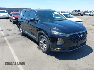 2019 Hyundai Santa Fe SEL z VIN 5NMS3CADXKH041516, wystawiony jako IAAI lot #42229049 z przebiegiem 51 673 mil mil oraz . Historia ofert i sprzedaży dostępna na DreamBid. Obrazek 1.