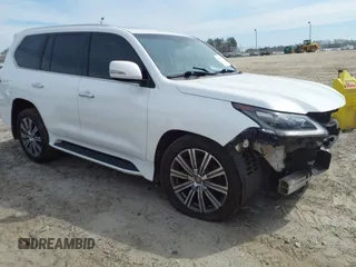 2016 Lexus LX 570 with VIN JTJHY7AXXG4194696, listed as a IAAI auction lot 41583183 with 110,356 mi miles and . Bid and sale history available at DreamBid. Image 1.