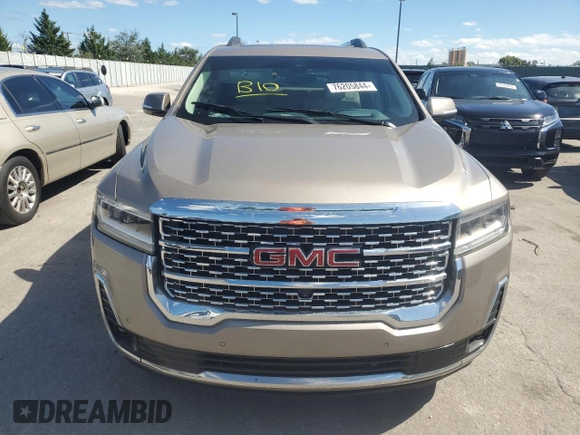 2022 GMC Acadia Denali with VIN 1GKKNPLS4NZ171647, listed as a Copart auction lot 76205844 with 0 mi miles and Salvage Title. Bid and sale history available at carsss.com. Image 5.