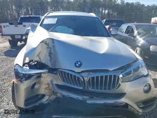 2017 BMW X3 xDrive28i with VIN 5UXWX9C33H0T22075, listed as a IAAI auction lot 41431025 with 128,471 mi miles. Bid and sale history available at carsss.com. Image 12.