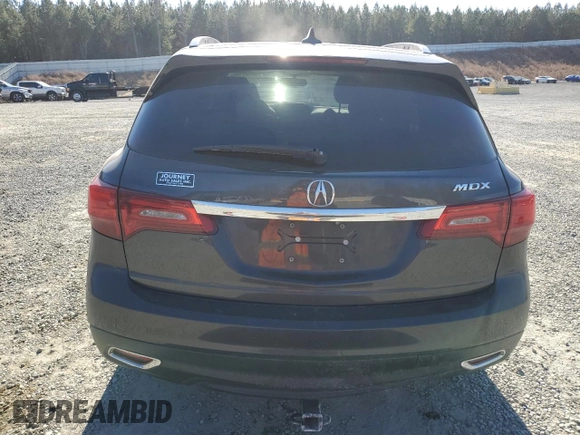 2015 Acura MDX with VIN 5FRYD3H24FB014281, listed as a Copart auction lot 88963145 with 219,167 mi miles and Salvage title. Bid and sale history available at DreamBid. Image 6.